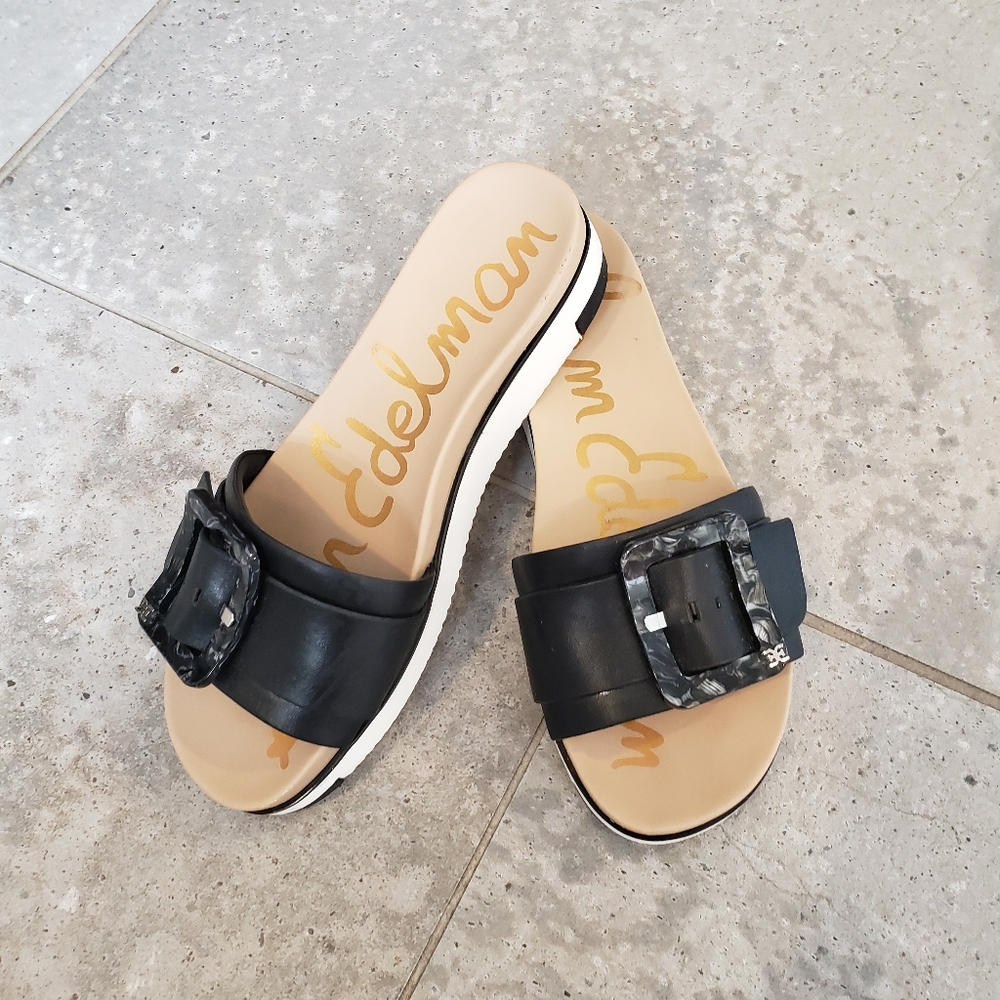 SAM EDELMAN Black Sandals